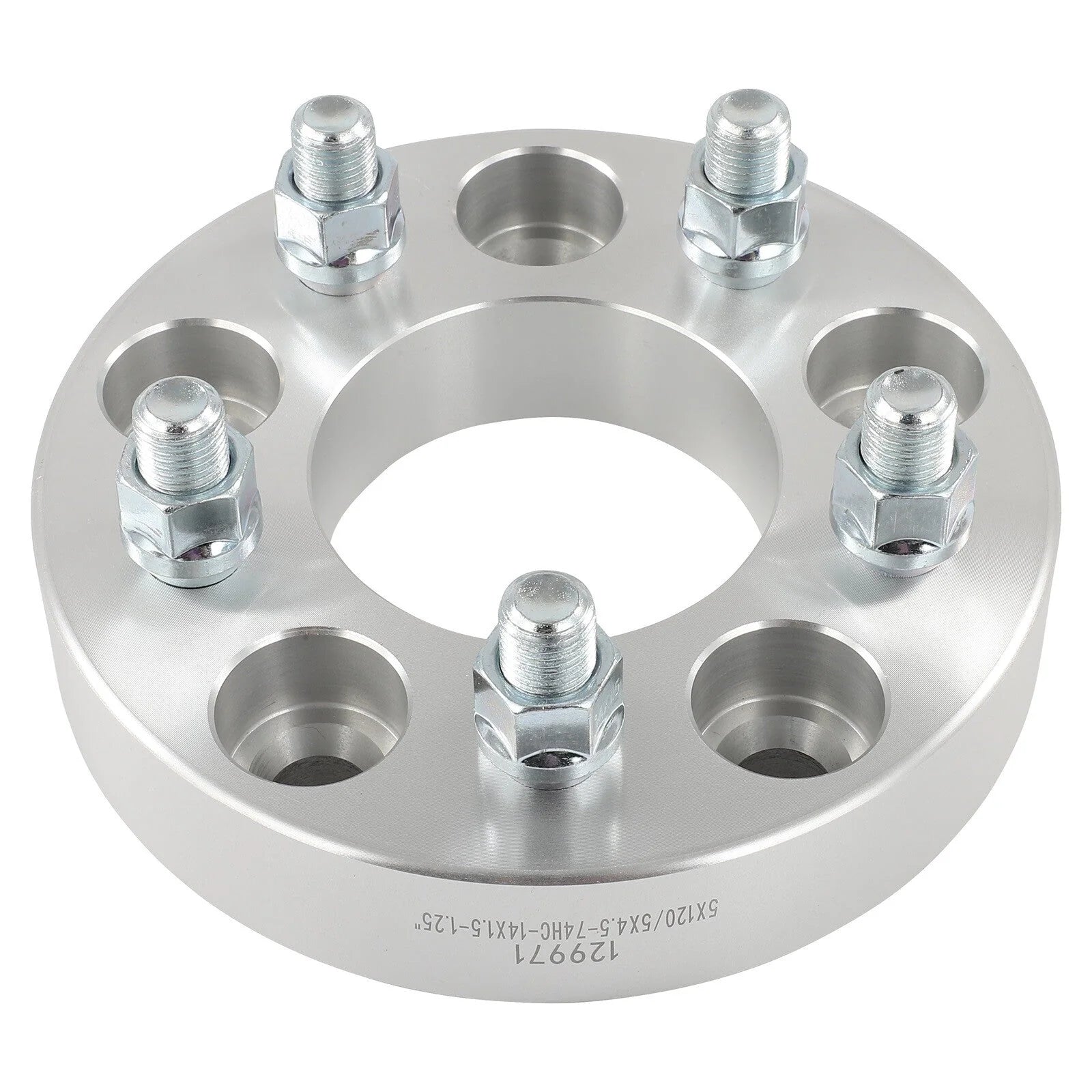 4Pc 1.25" 5x120 to 5x4.5 Wheel Adapters 14x1.5 For Chevy Camaro 5x120 to 5x114.3 6B93BC-57 [7]