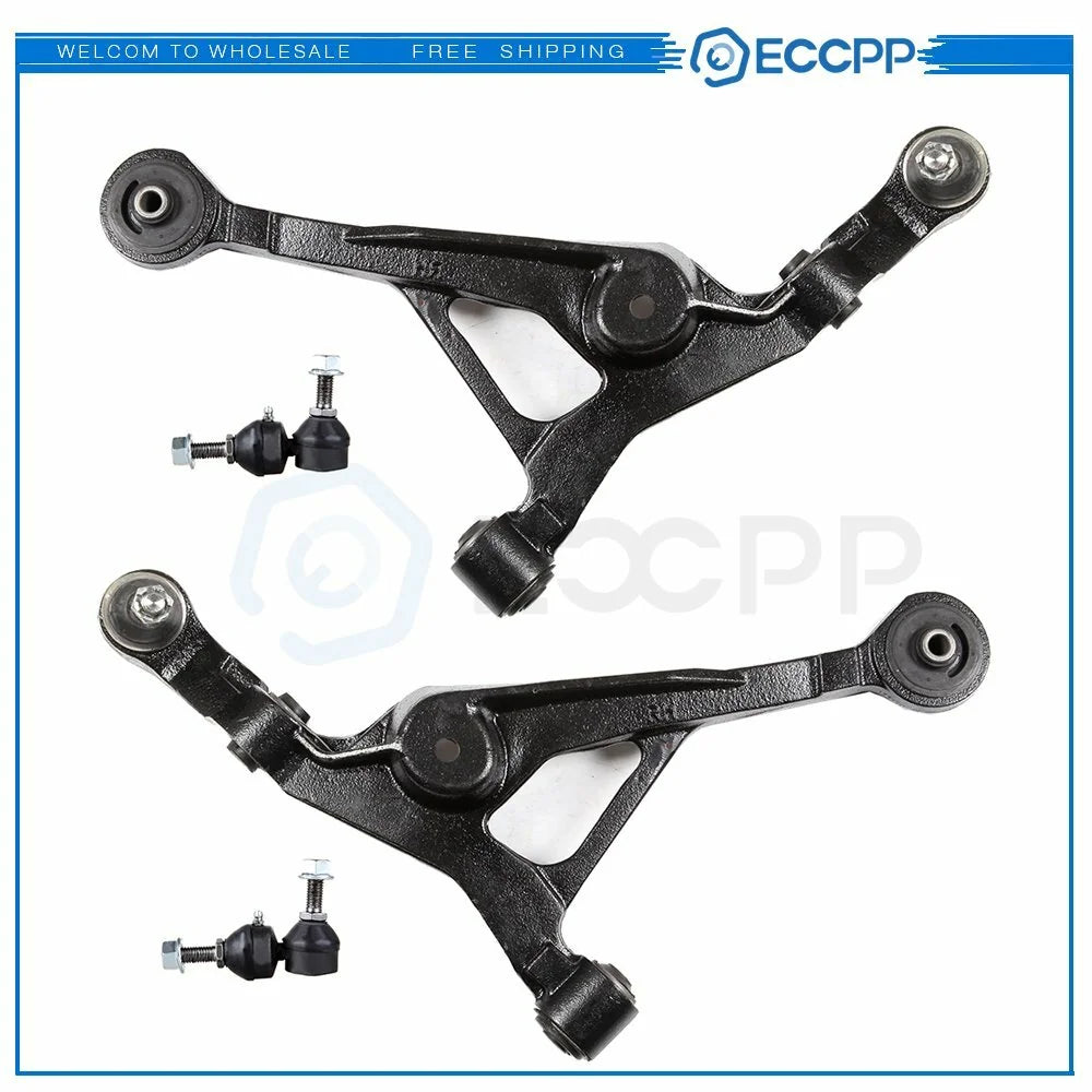 4Pc Front Lower Control Arms Ball Joints Sway Bars For 2000-06 Chrysler Sebring 6B93BC-57 [1]