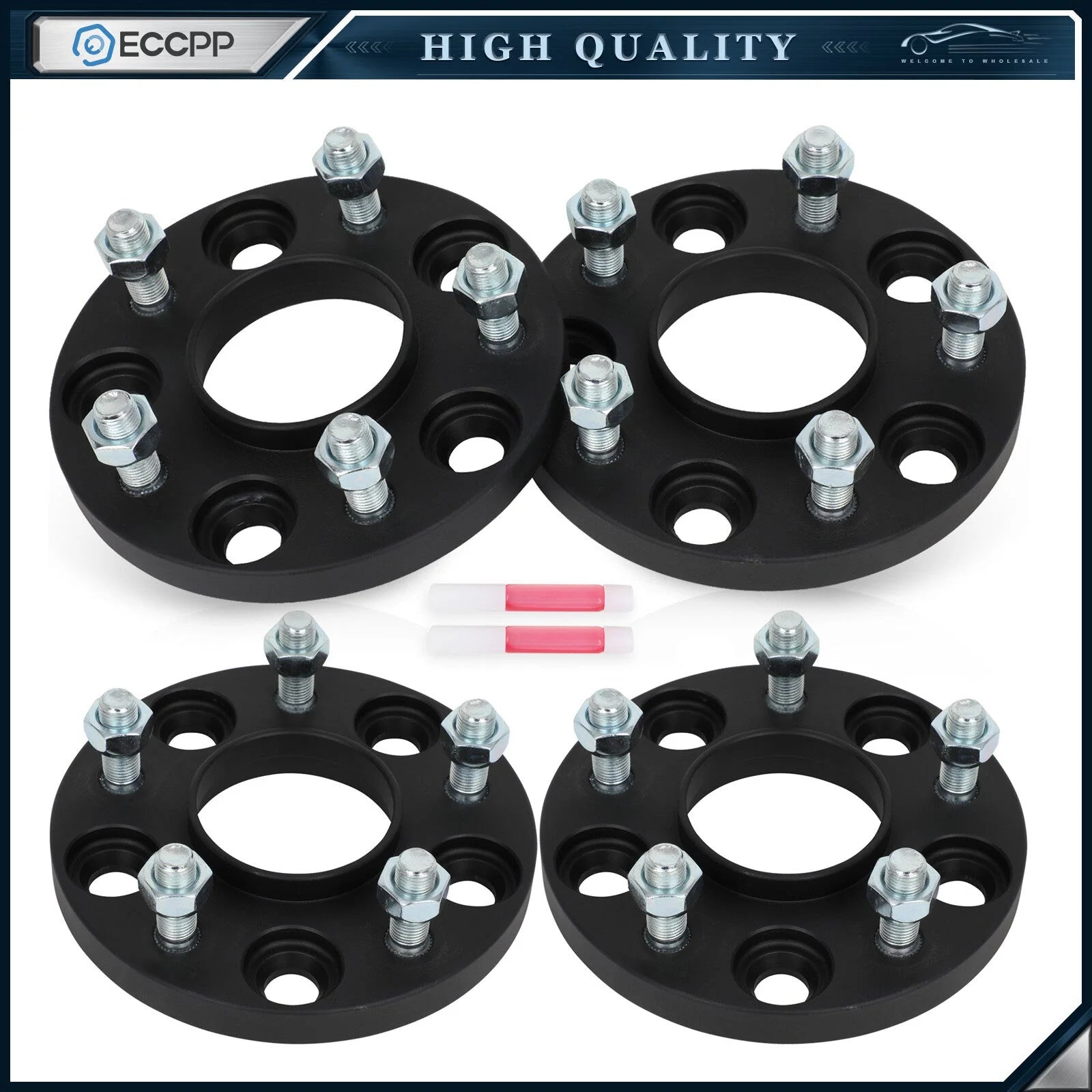 4Pcs 15mm 5x4.5 Hub Centric Wheel Spacers For Nissan 350Z 370Z Sentra Maxima 6B93BC-57 [1]