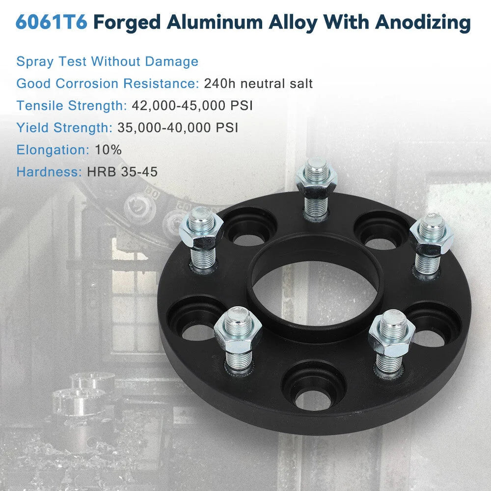4Pcs 15mm 5x4.5 Hub Centric Wheel Spacers For Nissan 350Z 370Z Sentra Maxima 6B93BC-57 [6]