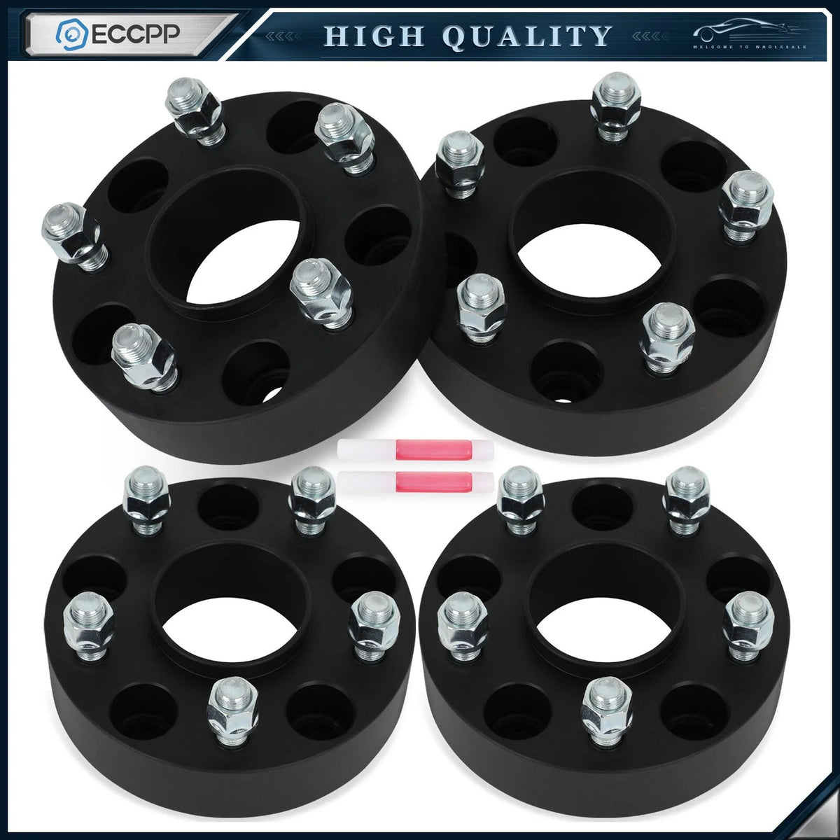 4Pcs 1.5" 5x5 Hubcentric Wheel Spacers 14x1.5 For Jeep Wrangler Grand Cherokee KOEEP [1]