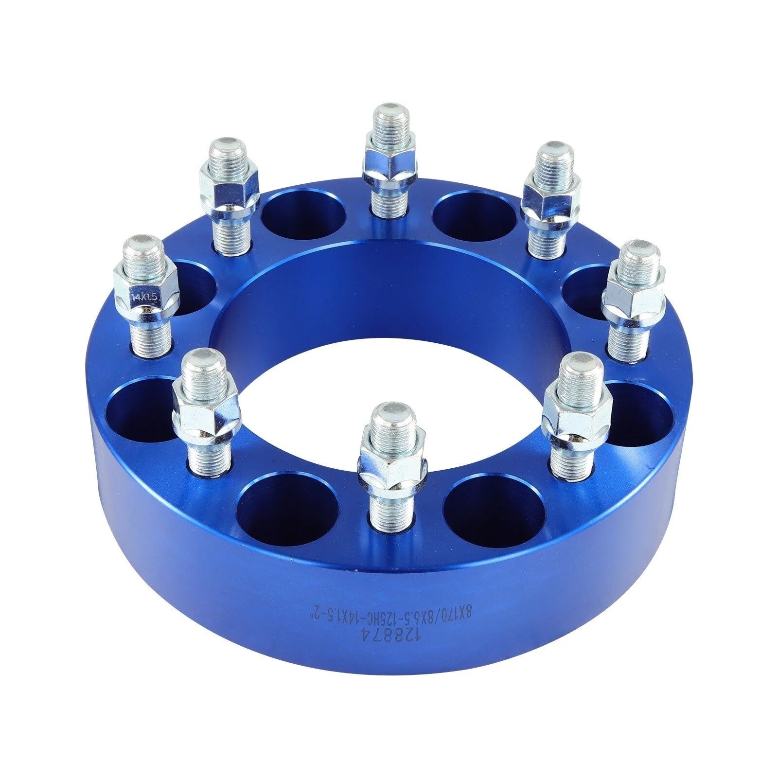4Pcs 2" 8x170 to 8x6.5 Wheel Adapters 14x1.5 For Ford F-250 to Chevy 8 Lug Wheel 6B93BC-57 [6]