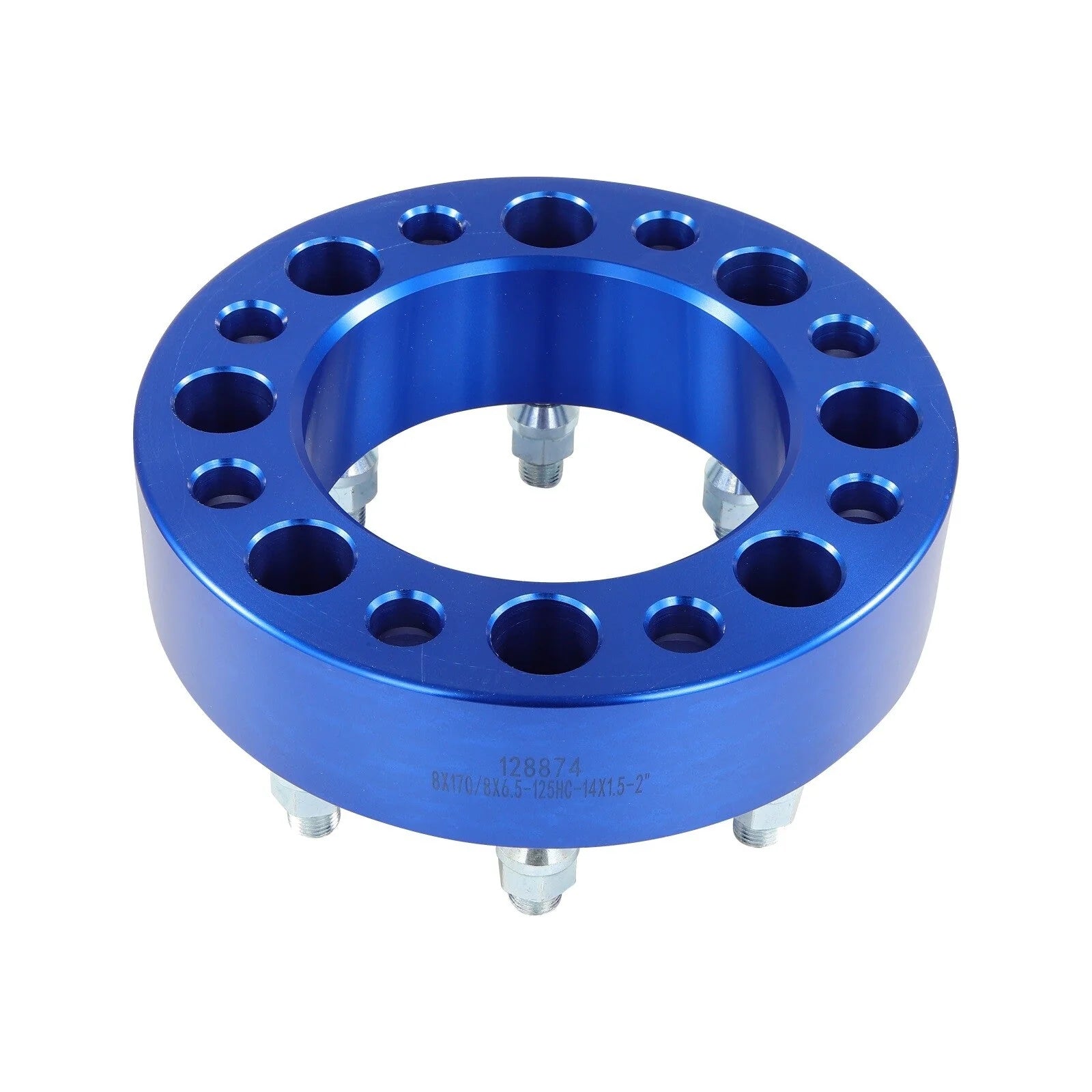 4Pcs 2" 8x170 to 8x6.5 Wheel Adapters 14x1.5 For Ford F-250 to Chevy 8 Lug Wheel 6B93BC-57 [7]