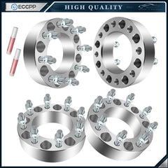 4Pcs 2" 8x6.5 Wheel Spacers 14x1.5 For Chevy Silverado 2500 HD 3500 HD 2001-2010 6B93BC-57 [1]
