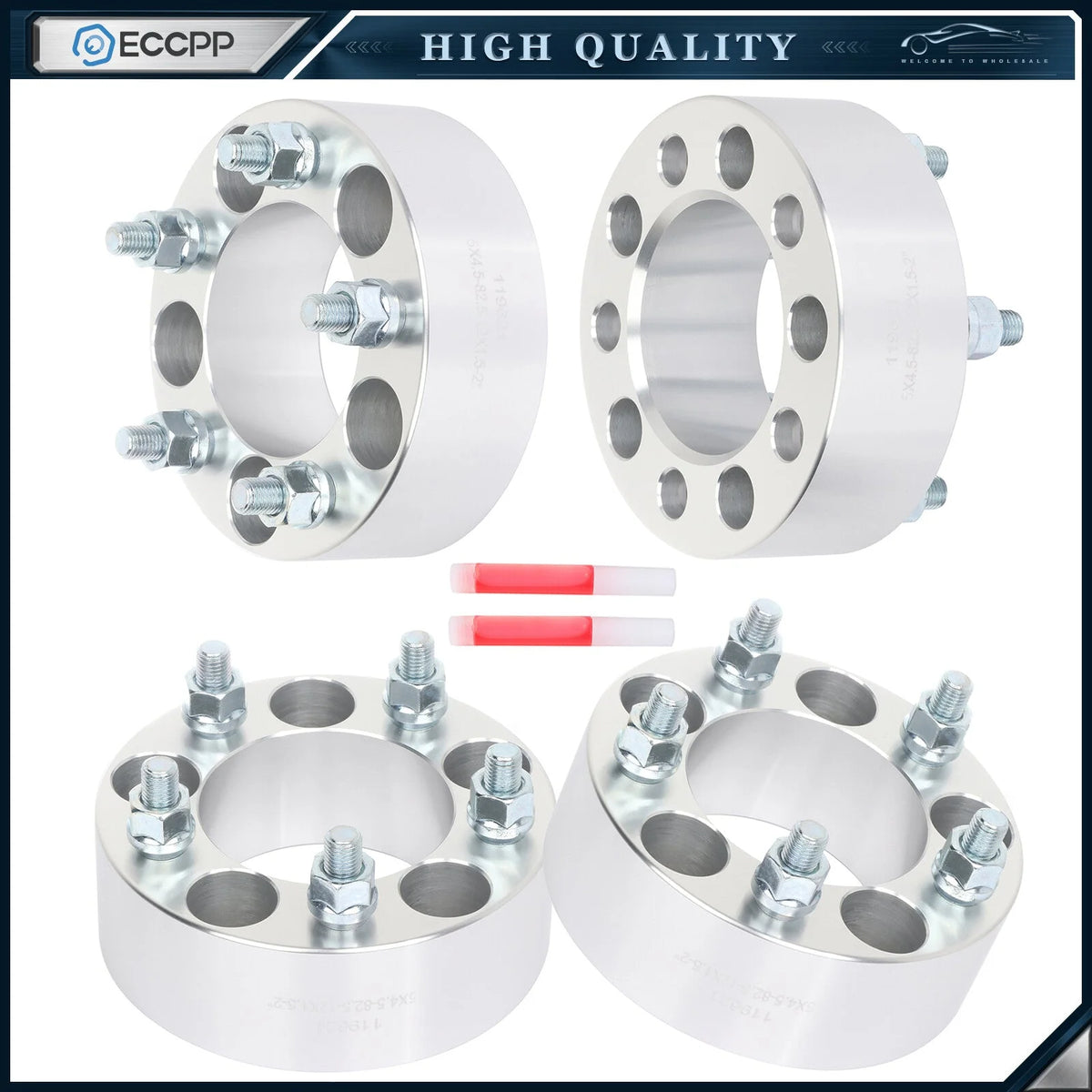 4Pcs 2" Wheel Spacers 5x4.5 12x1.5 For Toyota Tacoma Pickup 2WD 5 Lug Scion tC 6B93BC-57 [1]