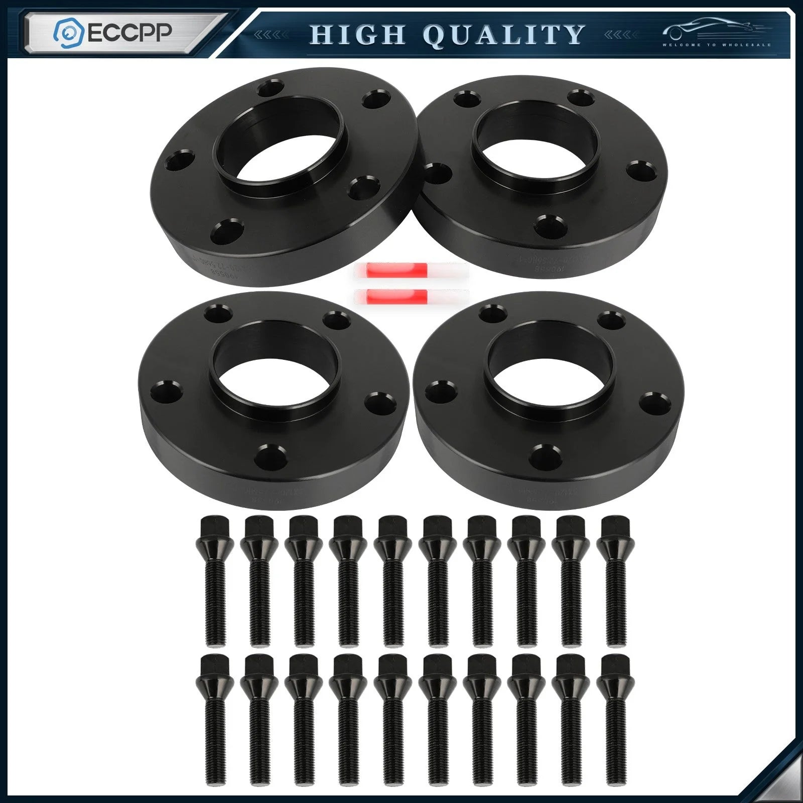 4Pcs 5x120 1 inch Hubcentric Wheel Spacers 12x1.5 For BMW E31 E36 E46 E60 E90 6B93BC-57 [1]