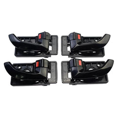 4Pcs Black Inside Door Handle Front Rear Left Right For 2005-2009 Hyundai Tucson 6B93BC-57 [3]