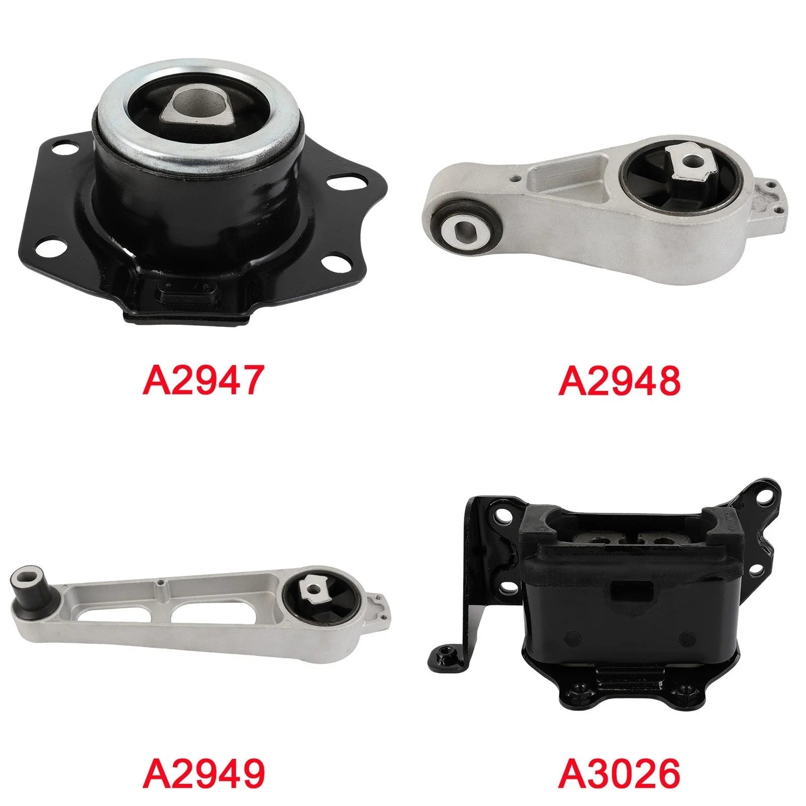4Pcs Engine Motor Transmission Mount Kit For 2003-2008 Chrysler PT Cruiser EPA 6B93BC-57 [1]