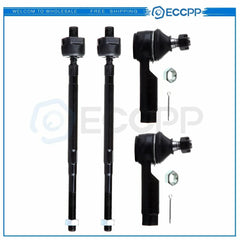 4Pcs Fit For Nissan Maxima Infiniti i30 i35 Front Steering Tie Rod Ends Kit KOEEP [1]