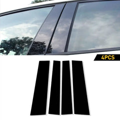 4Pcs For 2007-2021 Toyota Tundra Glossy Black Pillar Posts Door Trim Cover EOA 6B93BC-57 [1]