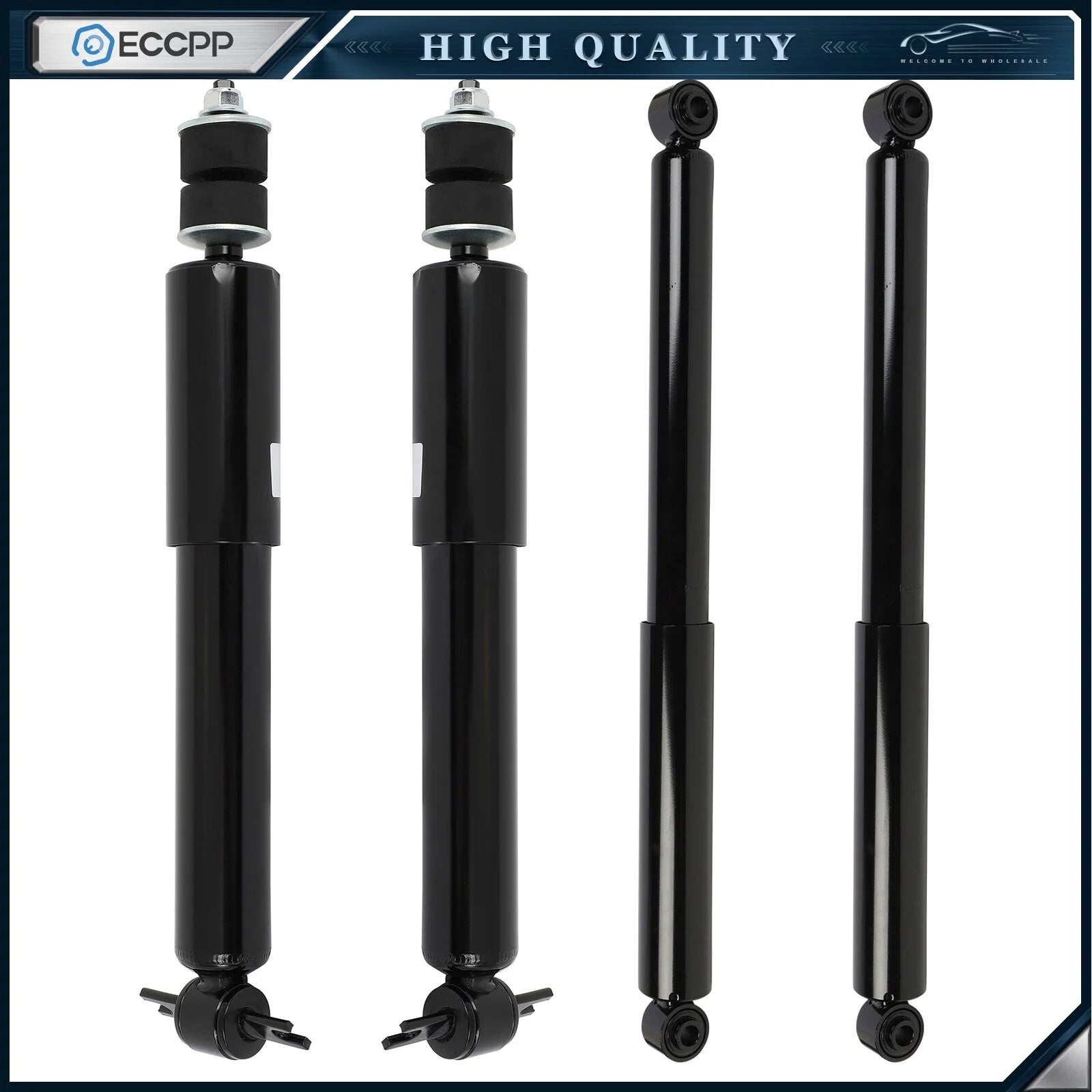 4Pcs Front Rear Strut Driver & Passenger Shocks 2WD For 2002-2008 Dodge Ram 1500 KOEEP [1]