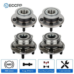 4Pcs Front Rear Wheel Hub Bearings Assembly For Ford Mustang RWD 2015 2016-2020 KOEEP [1]