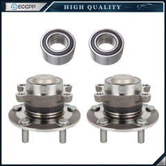 4Pcs Front & Rear Wheel Hub Bearings For 2016-2020 Honda Civic 2019-2020 Insight KOEEP [1]