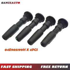 4Pcs Ignition Coil Rubber Spring Connect Spark Plug For A4 Golf CC 04E 905 199 H 6B93BC-57 [1]