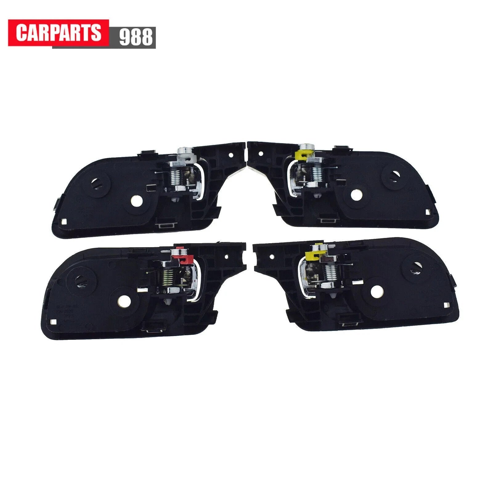 4Pcs Interior Door Handle Front Rear For 03-07 Honda Accord HO1353132 HO1352132 6B93BC-57 [5]