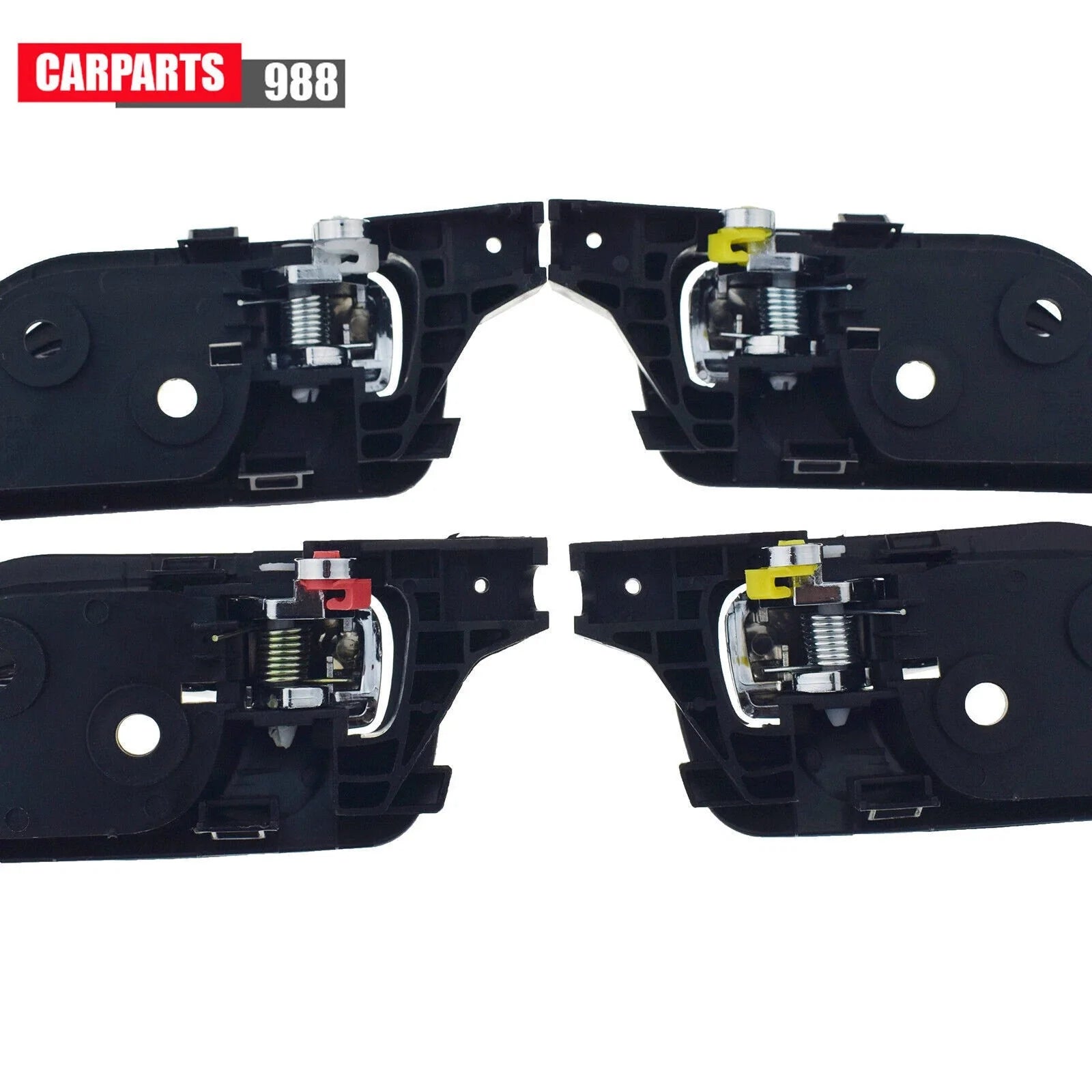 4Pcs Interior Door Handle Front Rear For 03-07 Honda Accord HO1353132 HO1352132 6B93BC-57 [7]