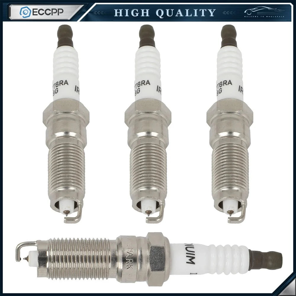 4Pcs Iridium Spark Plugs For Ford Fusion Escape Fiesta Transit Connect L4 1.6L 6B93BC-57 [1]