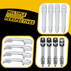 4Pcs Set Outside Exterior Handles Door For 2010-2014 Toyota 4Runner 69211-60090 6B93BC-57 [4]