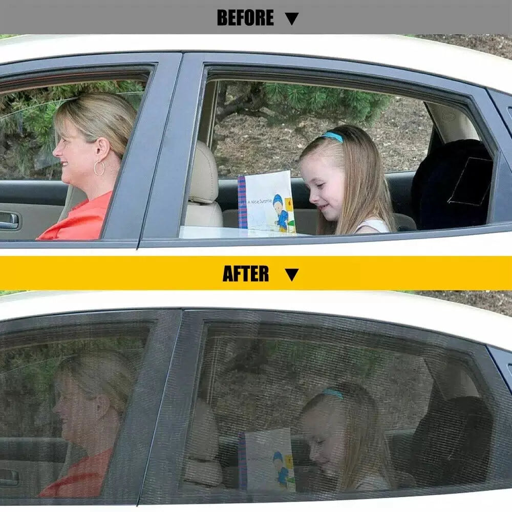4Pcs Sun Shade Front & Rear Window Cover screen Sunshade Protector Car USA STOCK 6B93BC-57 [2]