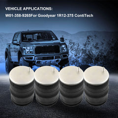 4Pcs W01-358-9265 Air Suspension Bag Spring For Goodyear 1R12-375 ContiTech KOEEP [2]