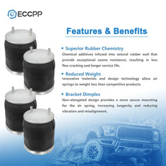 4Pcs W01-358-9974 Air Suspension Bag Spring For Goodyear 1R12-1048 Navistar KOEEP [2]