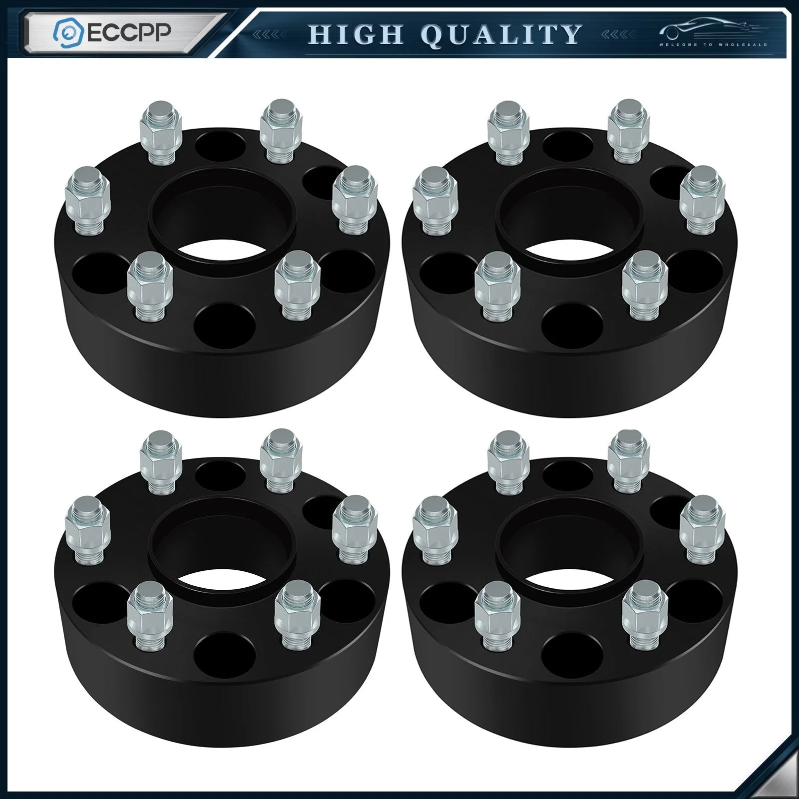 4X 2 inch Hubcentric Wheel Spacers 6x5.5 For Chevy Suburban Silverado 1500 Tahoe 6B93BC-57 [1]