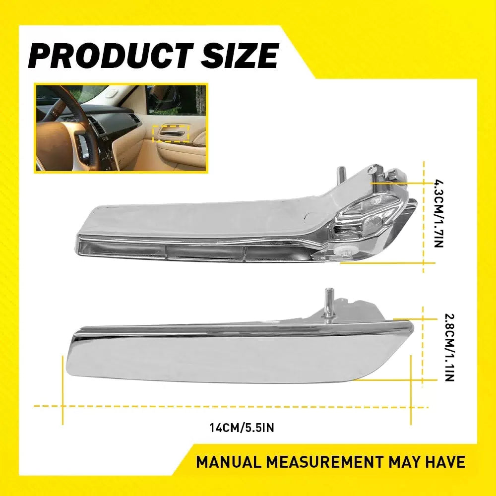4X Front-Rear Inner Inside Door Handle For 2007-2013 Chevy Avalanche Tahoe EOA 6B93BC-57 [3]