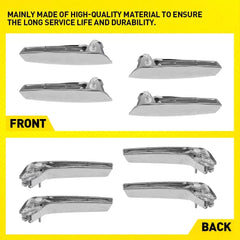 4X Front-Rear Inner Inside Door Handle For 2007-2013 Chevy Avalanche Tahoe EOA 6B93BC-57 [4]