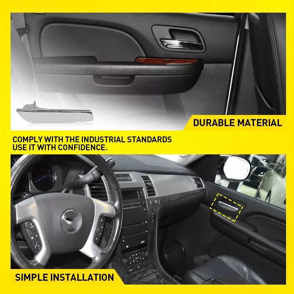 4X Front-Rear Inner Inside Door Handle For 2007-2013 Chevy Avalanche Tahoe EOA 6B93BC-57 [9]