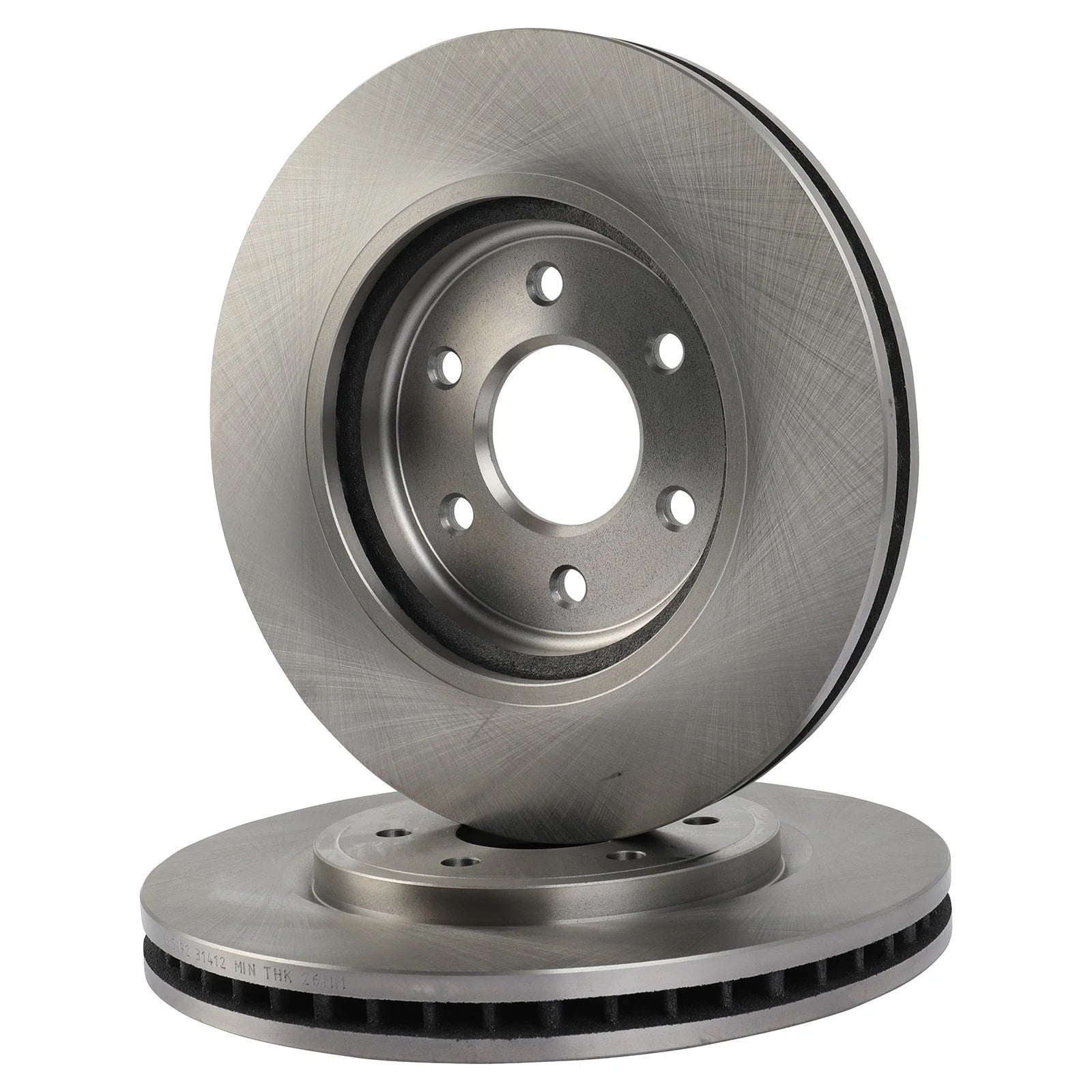 4X Front & Rear Brake Rotors Solid Fits 2005 2006 2007-2022 Nissan Frontier 6B93BC-57 [3]