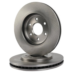 4X Front & Rear Brake Rotors Solid Fits 2005 2006 2007-2022 Nissan Frontier 6B93BC-57 [3]