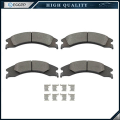 4X Rear Semi-Metallic Brake Pads for 2008-2021 Ford E-150 E-250 E-350 Super Duty 6B93BC-57 [1]