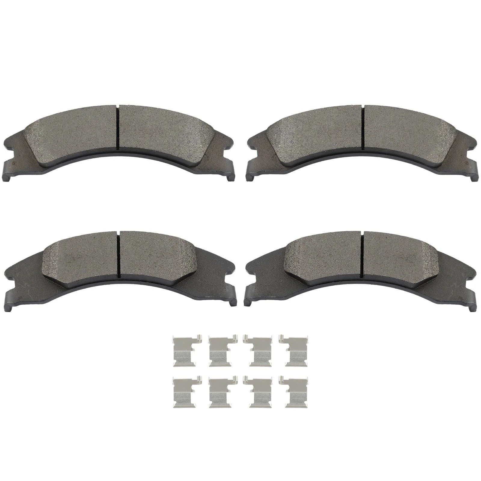 4X Rear Semi-Metallic Brake Pads for 2008-2021 Ford E-150 E-250 E-350 Super Duty 6B93BC-57 [2]