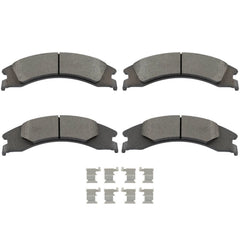 4X Rear Semi-Metallic Brake Pads for 2008-2021 Ford E-150 E-250 E-350 Super Duty 6B93BC-57 [2]