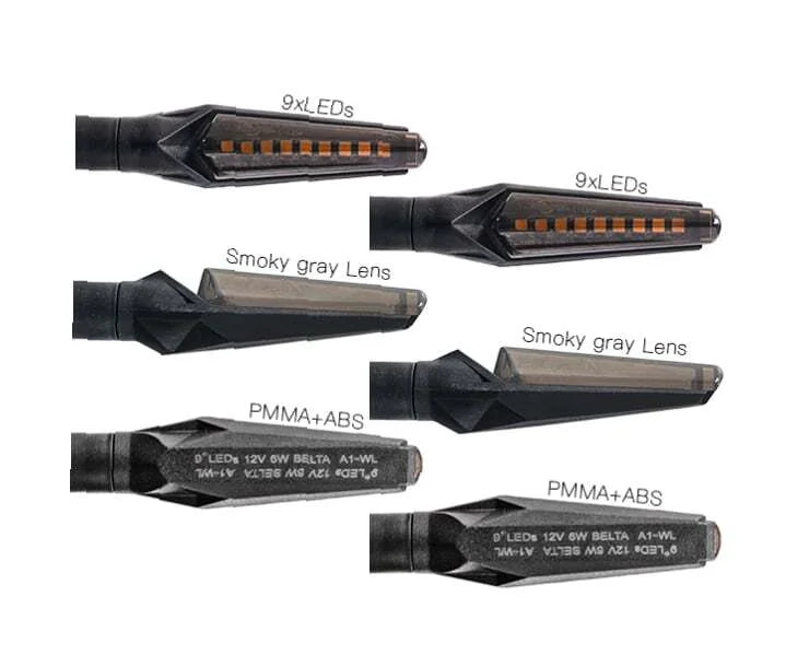 4X Universal Motorcycle Led Turn Signal Indicator Blinker Amber Lights Durable 6B93BC-57 [5]
