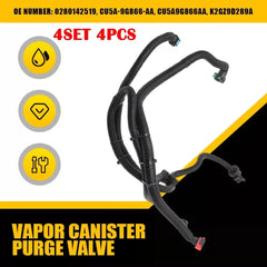 4X Vapor Canister Purge Valve EVAP Coolant Hose 0280142519 Fit 2015-22 Ford Edge 6B93BC-57 [1]