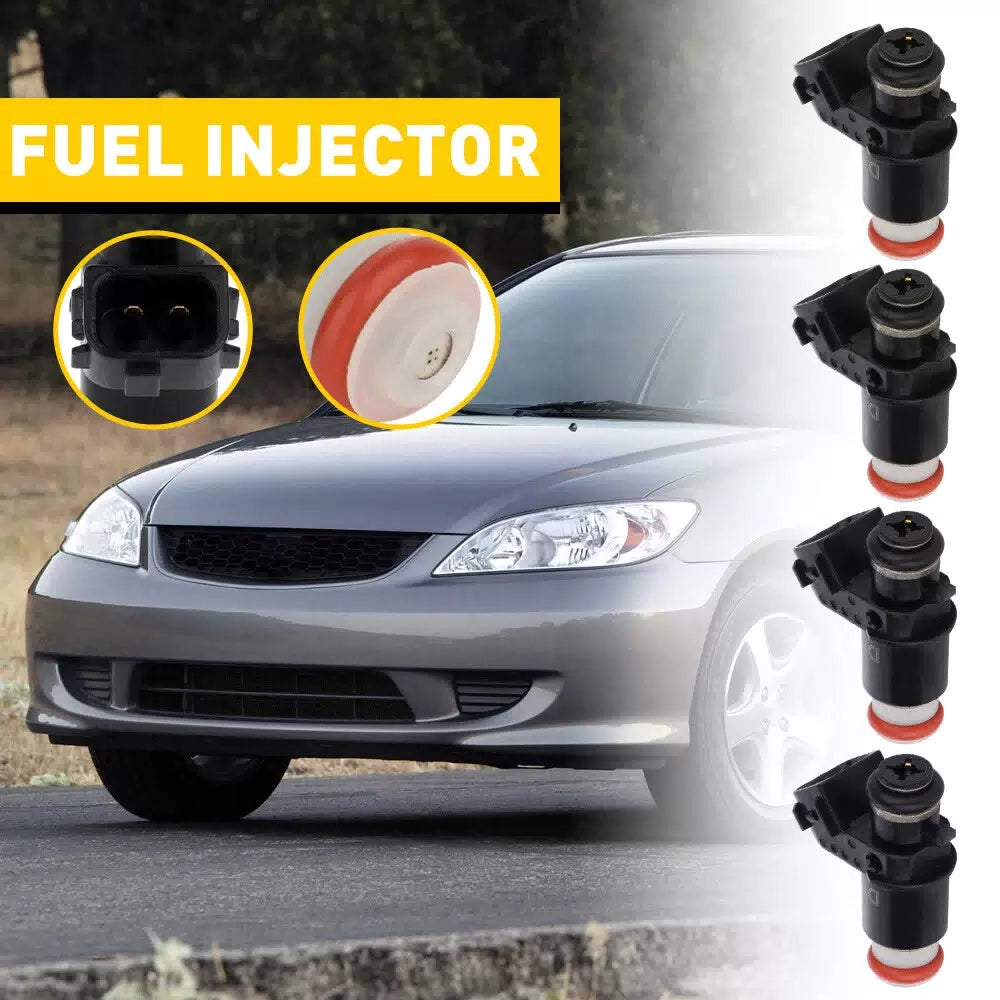 4 Fuel Injectors For Honda Civic 1.7L DX EX HX LX 2001 2002 2003 2004 2005 US 6B93BC-57 [10]
