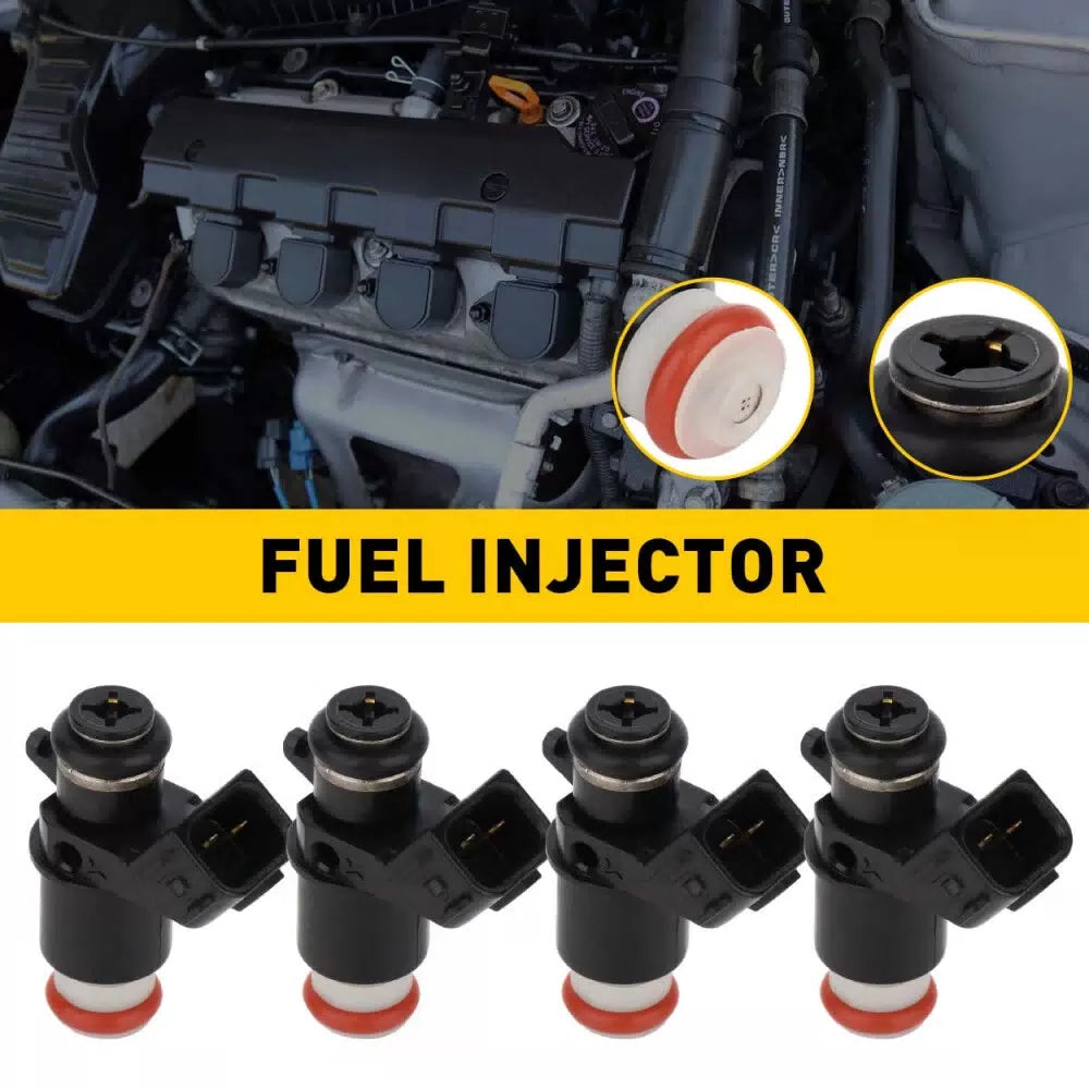 4 Fuel Injectors For Honda Civic 1.7L DX EX HX LX 2001 2002 2003 2004 2005 US 6B93BC-57 [11]