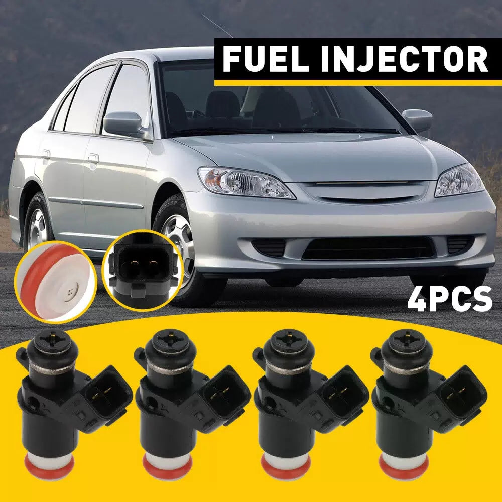 4 Fuel Injectors For Honda Civic 1.7L DX EX HX LX 2001 2002 2003 2004 2005 US 6B93BC-57 [9]
