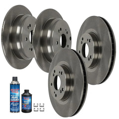 4 PCS Front & Rear Brake Rotors Discs Kit For 5 Lugs Honda CR-V 2005 - 2006 KOEEP [1]