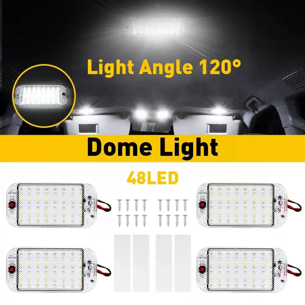 4 Pack 12V Led RV Ceiling Dome Light Interior LED Lighting for Trailer Camper RV 6B93BC-57 [1]