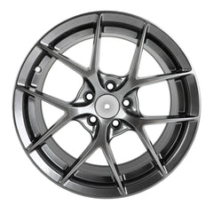 4 Pack Hyper Black 16x7 inch 5x100 PCD 38mm Offset Wheel Rim 6B93BC-57 [3]
