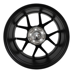 4 Pack Hyper Black 16x7 inch 5x100 PCD 38mm Offset Wheel Rim 6B93BC-57 [4]