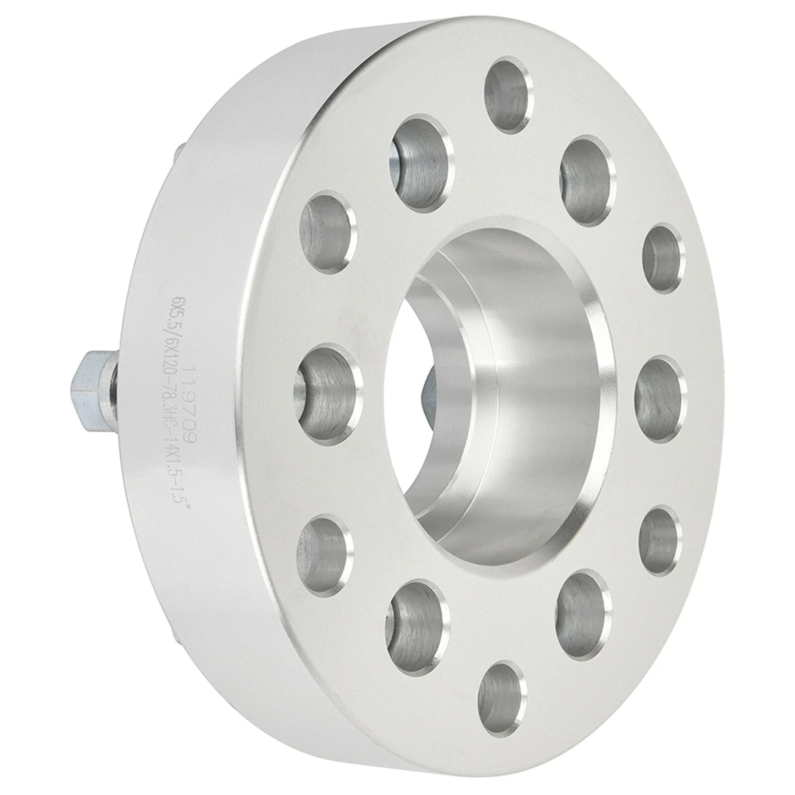 4 Pcs 1.5" 6x5.5 to 6x120 Conversion Wheel Adapters 14x1.5 For Chevy GMC 6 Lug 6B93BC-57 [9]