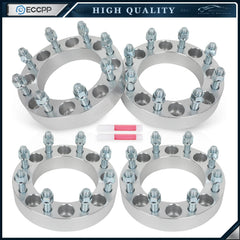 4 Pcs 1.5" 8x6.5 to 8x170 Conversion Wheel Adapters For Chevy GMC to Ford 8 Lug 6B93BC-57 [1]