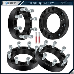 4 Pcs 1.5" 8x6.5 to 8x180 Conversion Wheel Adapters 14x1.5 For Chevy GMC 8 Lug 6B93BC-57 [1]