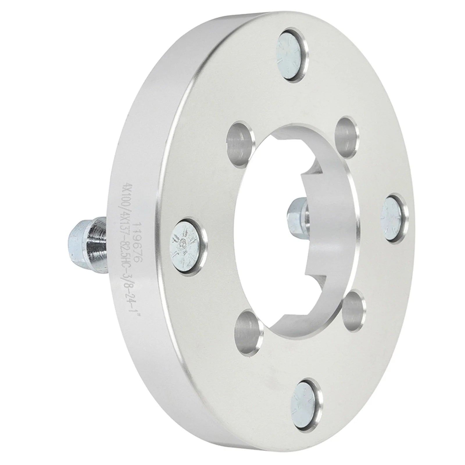 4 Pcs 1" 4x100 to 4x137 Wheel Adapters For Polaris 4/100 to Honda 4/137 Wheels KOEEP [8]