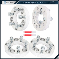 4 Pcs 1" 5x4.5 to 5x100 Wheel Adapters 12x1.5 For Toyota Honda 5x114.3 to 5x100 6B93BC-57 [1]