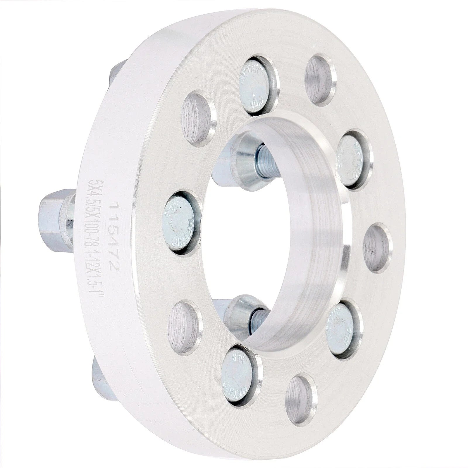 4 Pcs 1" 5x4.5 to 5x100 Wheel Adapters 12x1.5 For Toyota Honda 5x114.3 to 5x100 6B93BC-57 [9]