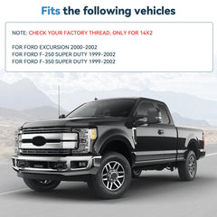 4 Pcs 2" 8x170 Hub Centric Wheel Spacers 14x2 For Ford F250 F350 Super Duty SRW 6B93BC-57 [3]